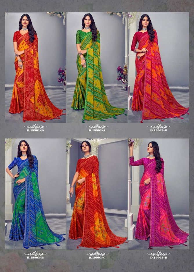 Ruchi Jalpari Vol 3 New Fancy Regular Wear Chiffon With Border Jari Saree Collection 